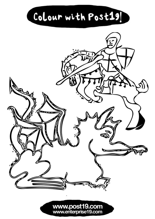 James B's Latest Colouring Page