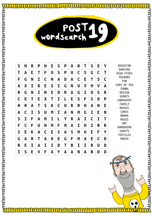 Post19 Wordsearch