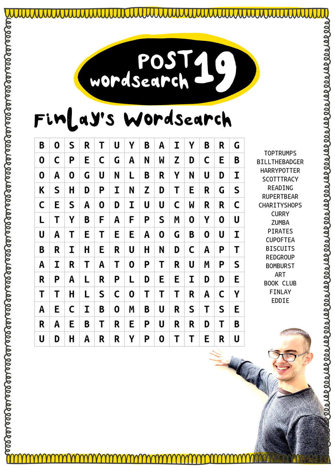 Finlay's  Wordsearch!